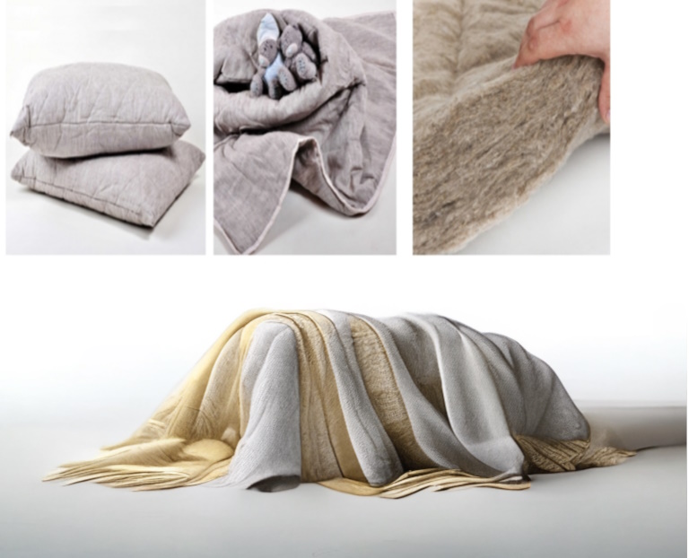 Наполнитель одеял и подушек из льна